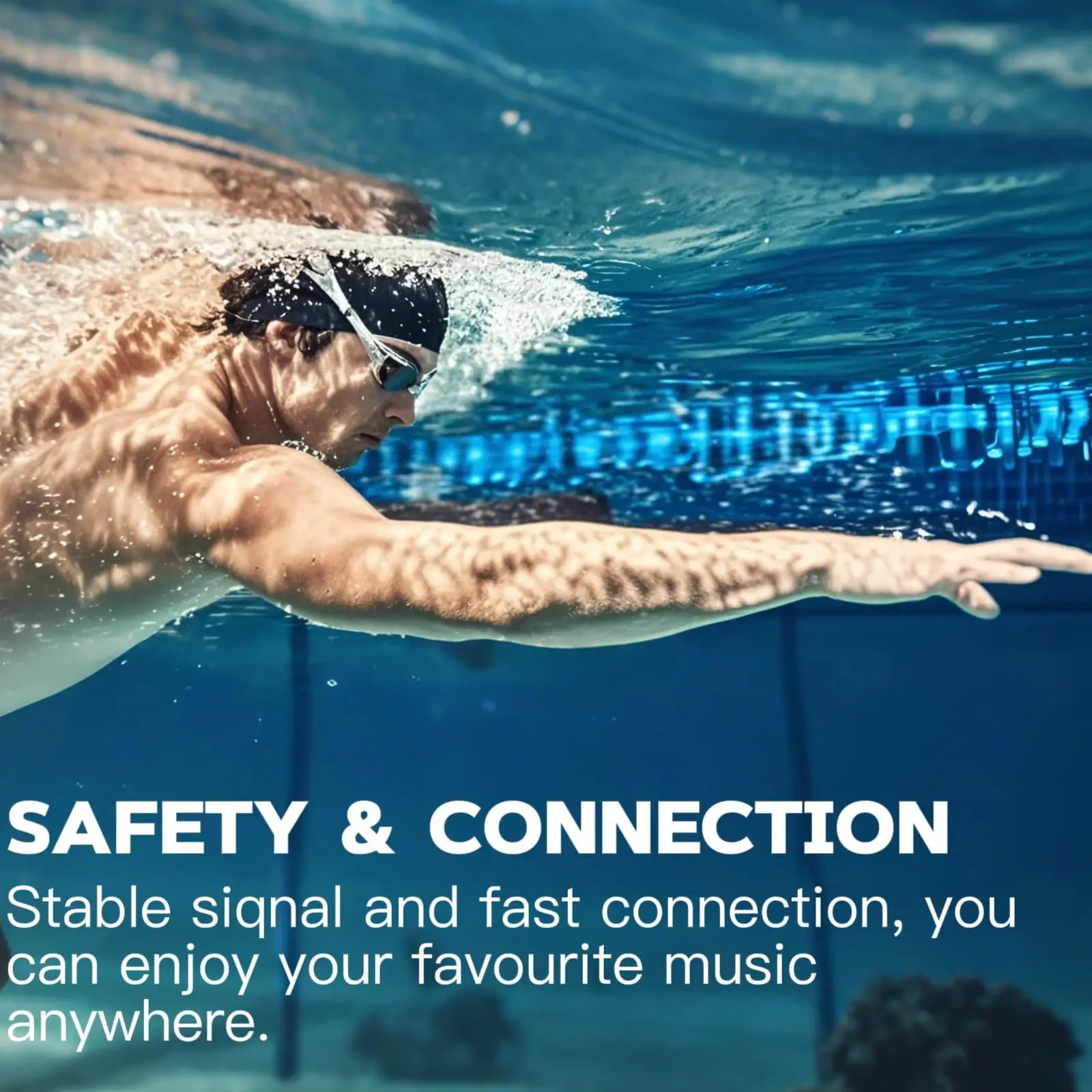X7 PRO Bone Conduction Swimming Headphones Wireless IPX8 Waterproof Open-Ear Headphones Earphones WITH 32G MP3 Player Underwater