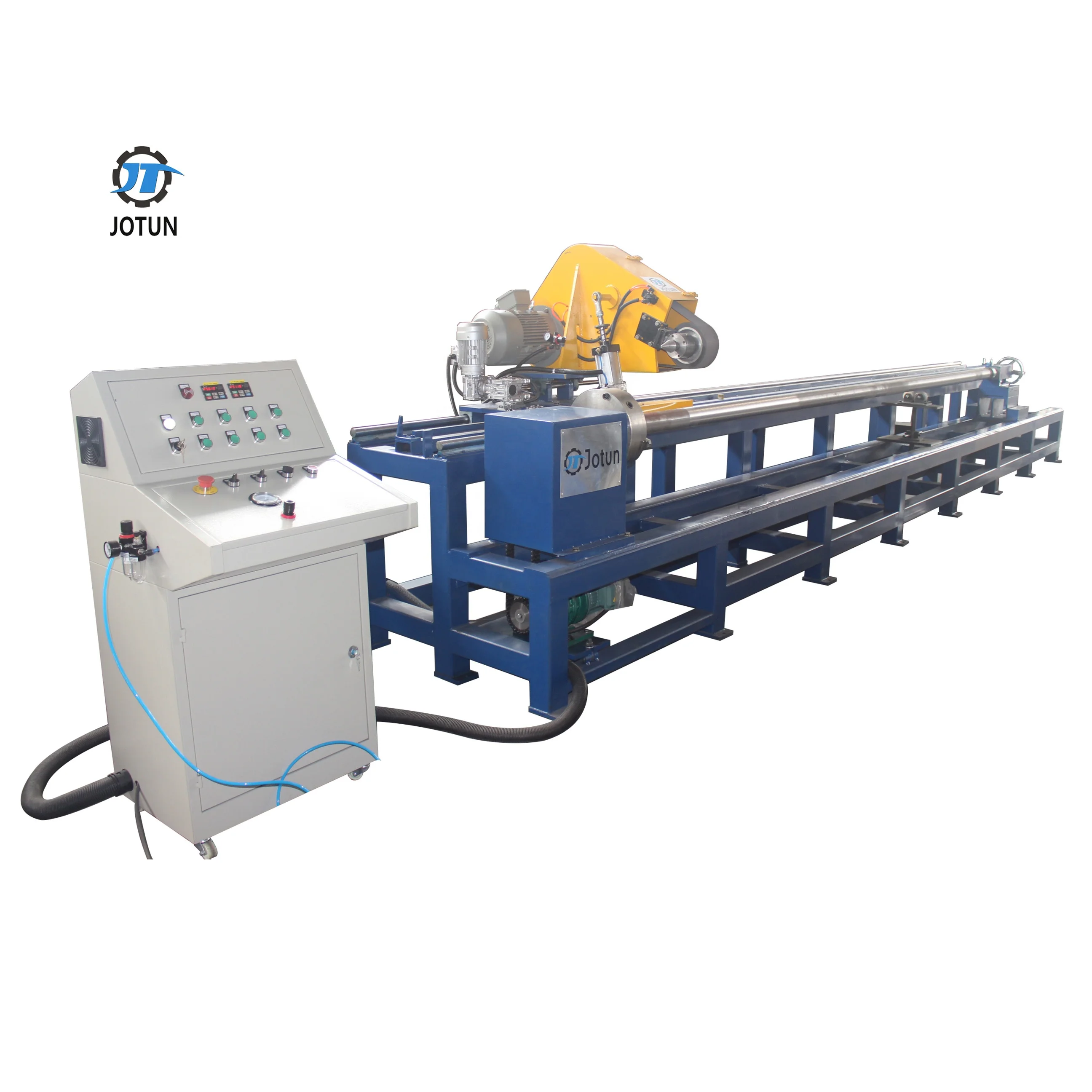 full automatic grinding and polishing machine for metal tank shell and shell cover