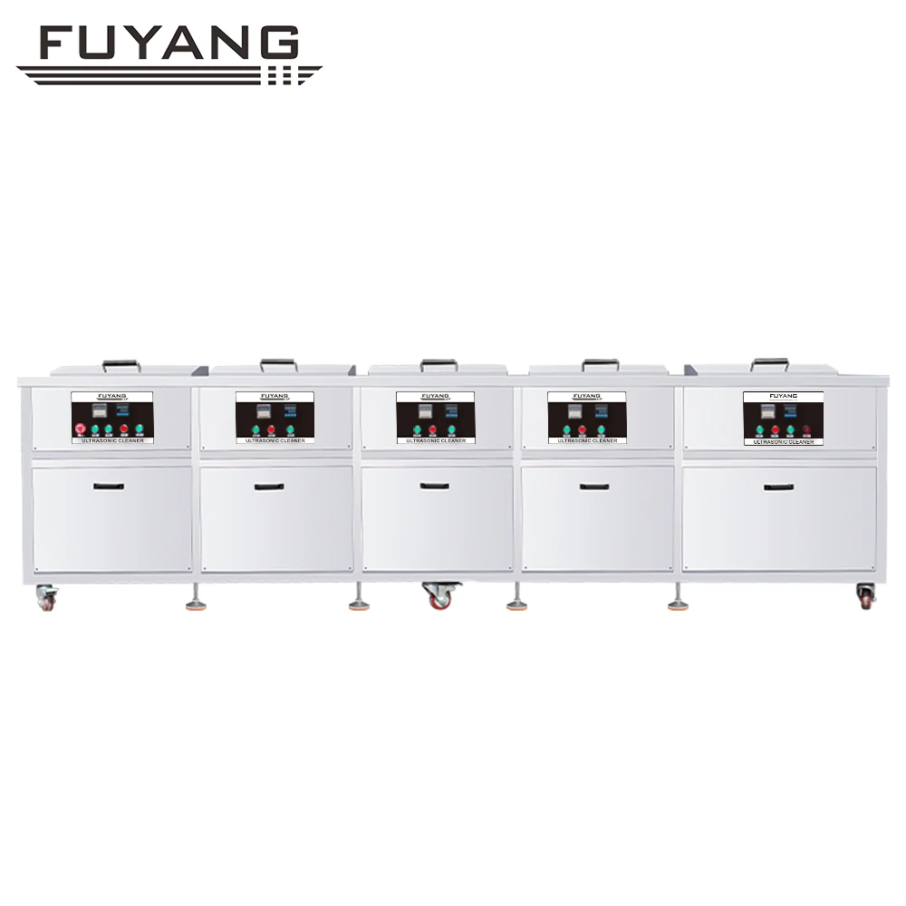 Ultrasonic Cleaner FUYANG  Industrial Ultrasonic Cleaner wiht 264L  five slots washing equipment