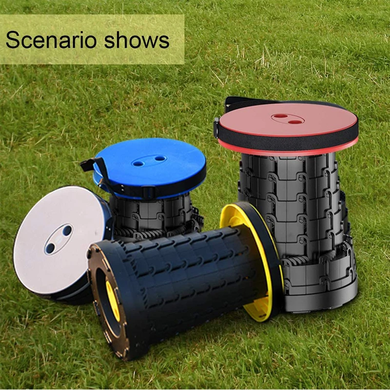 Amaon hot sell Retractable Stool Chairs Portable Stool folding chair telescopic folding stool Garden chair