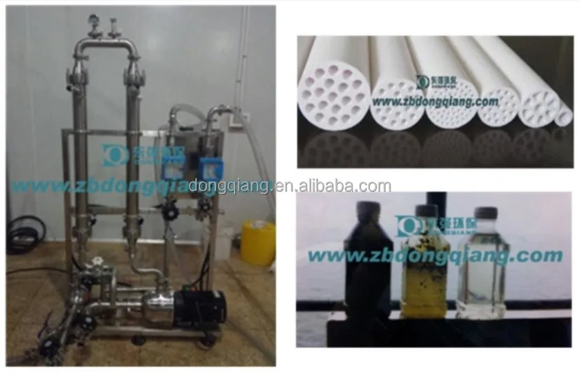 Керамические ультрафильтры мембраны для разделения масла и воды