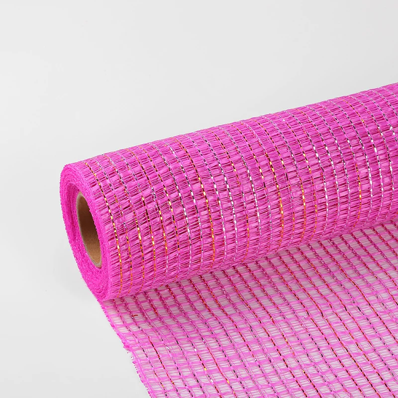 Flower Wrapping Mesh Most Popular Custom Design Deco Mesh Wrapping Flowers