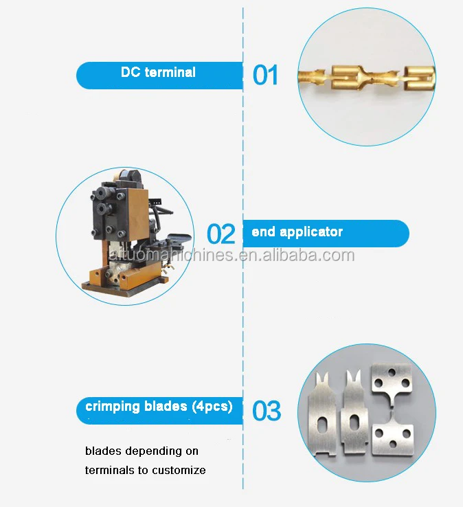 cable wire terminals crimper super mute cable terminal crimping machine