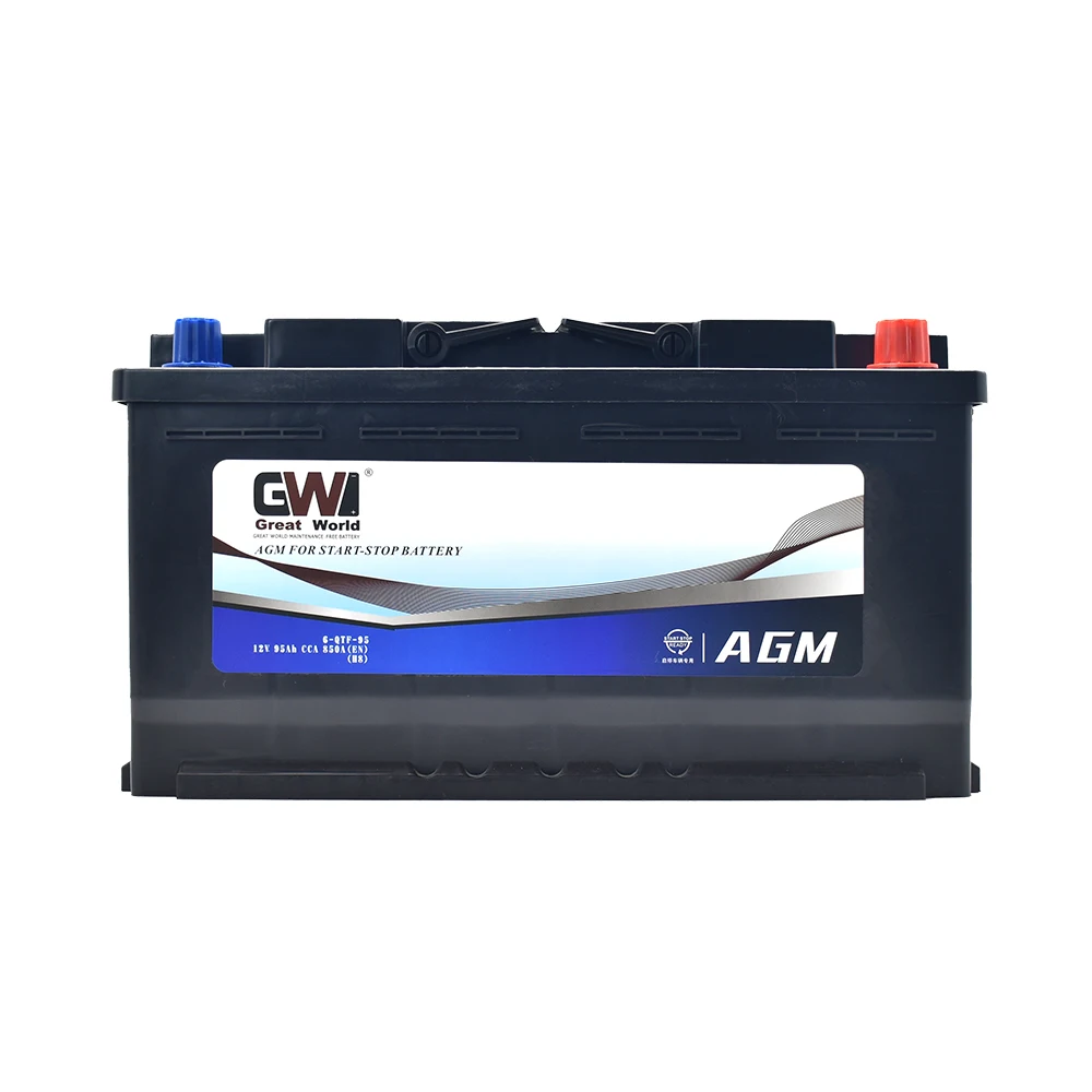 China Storage Factory Lead Acid Auto Start-stop Battery 12v 92ah Maintenance Free Auto Car Battery