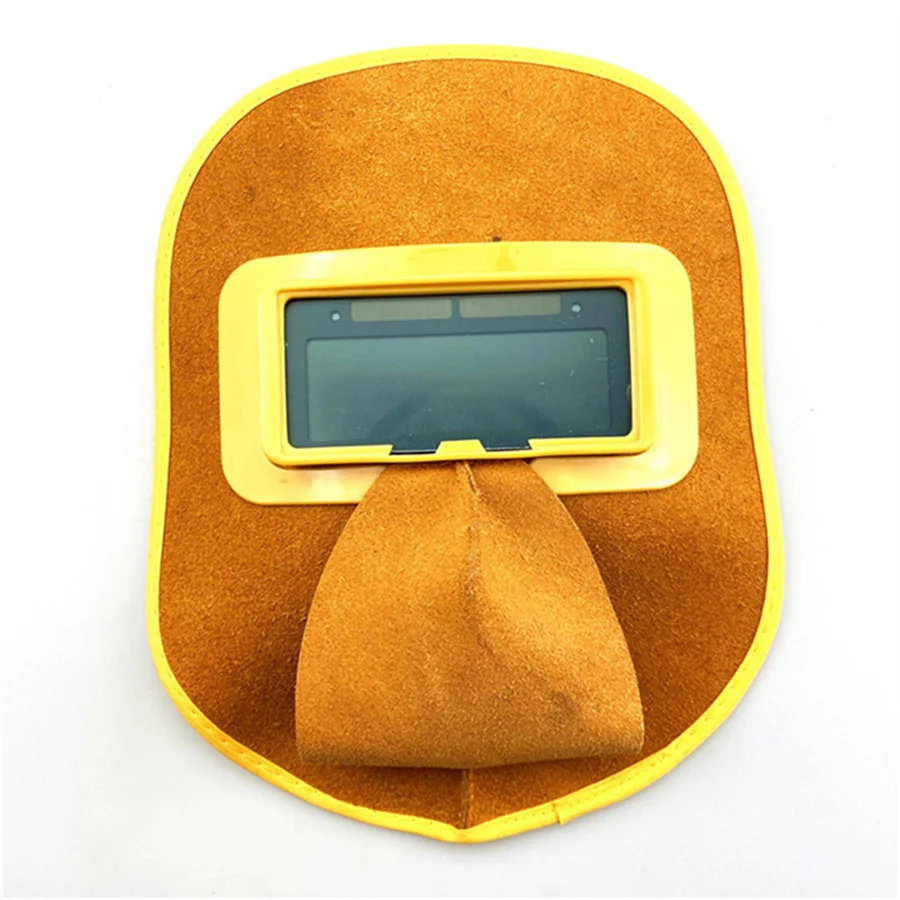 Cheap cowhide Full Face Solar Auto Darkening welding mask