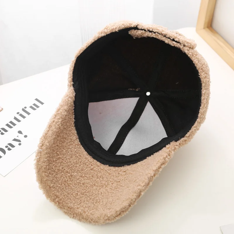 Wholesale Newest Sports Baseball Cap Winter Fleece Modern Warm Baseball Cap For Men Women