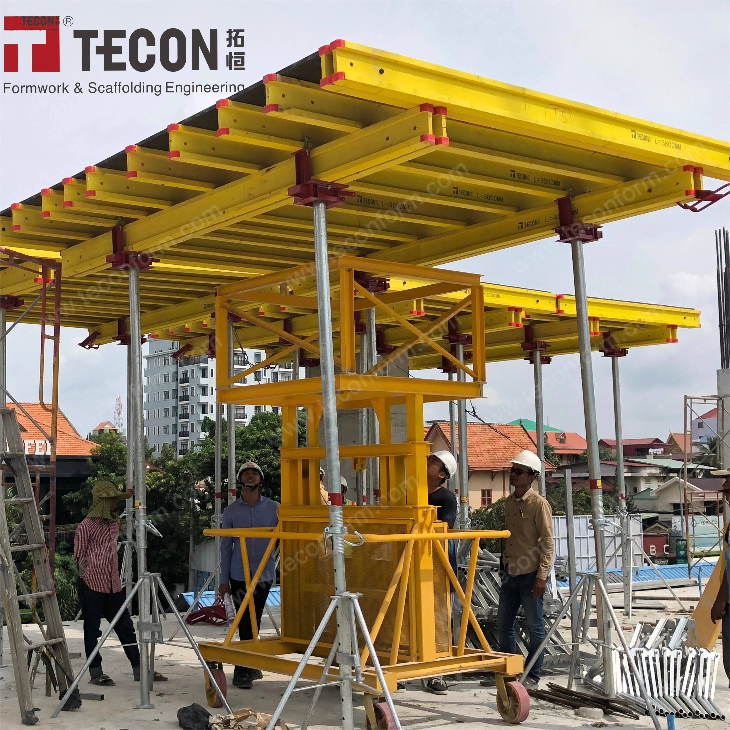 TECON H20 деревянная балка многоразовая бетонная напольная плита стол строительные леса опалубка