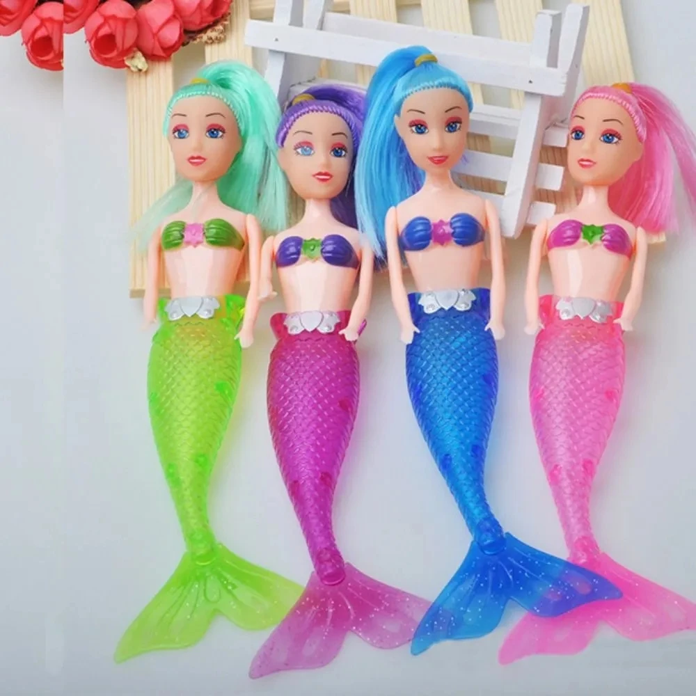 Waterproof LED Light Swimming Mermaid Princess Doll Kid Girls Toy Bath Swimming Pool