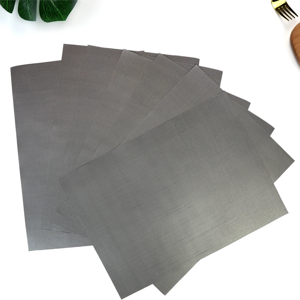 Custom Black Barbecue Fiberglass Reusable Non-stick bbq grill Mat