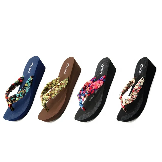 Оптовая продажа шлепанцы на танкетке женские заказ с логотипом arket