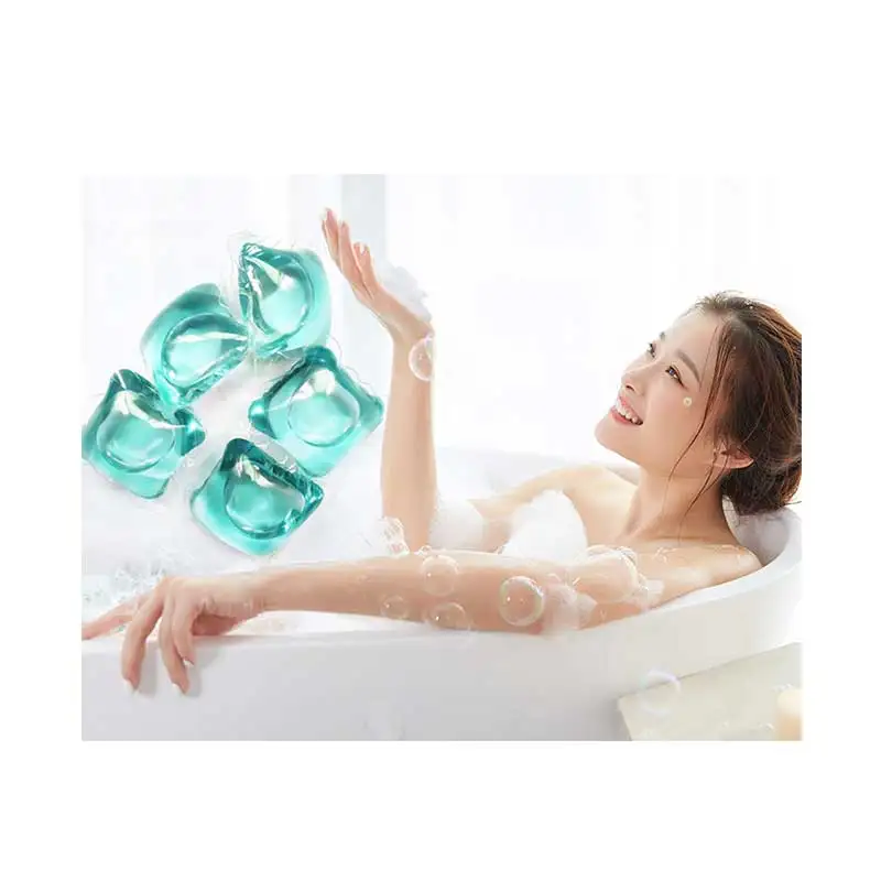 New Product OEM Private Label Mini Pearls Capsule Transparent Scented Body Moisturizing Bubble Bath Beads