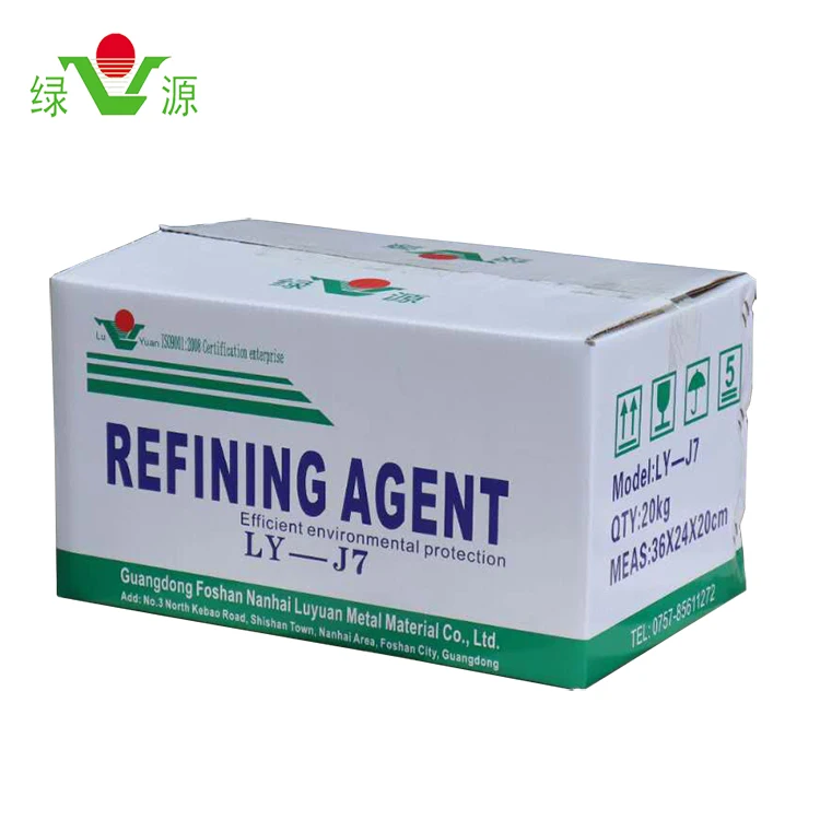 High quality aluminum refining deslagging flux for aluminium Made in Foshan China LY-J7B