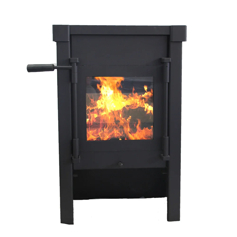CE Hot sell household wood burning stove WMHL203 high quality cold rolled steel ornamental fireplace smokeless fireplace