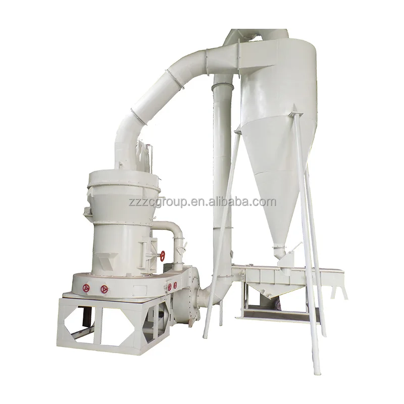 5 Roller alunite basalt barite grinding pulverizer mill machine plant Raymond mill