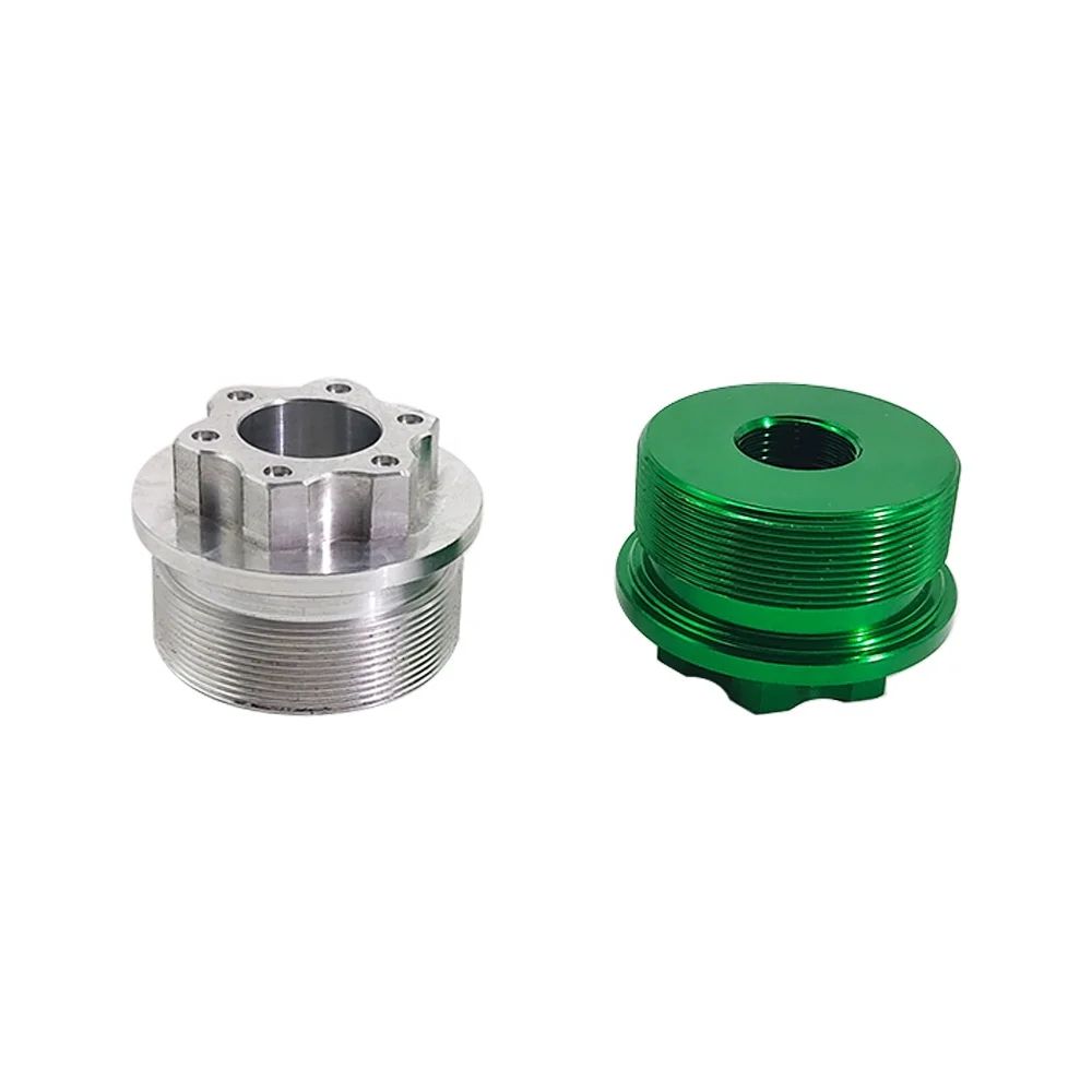 Drawing Production Aluminium Color Anodized Lathe Machine Part CNC Turning Part For Machining Prototype