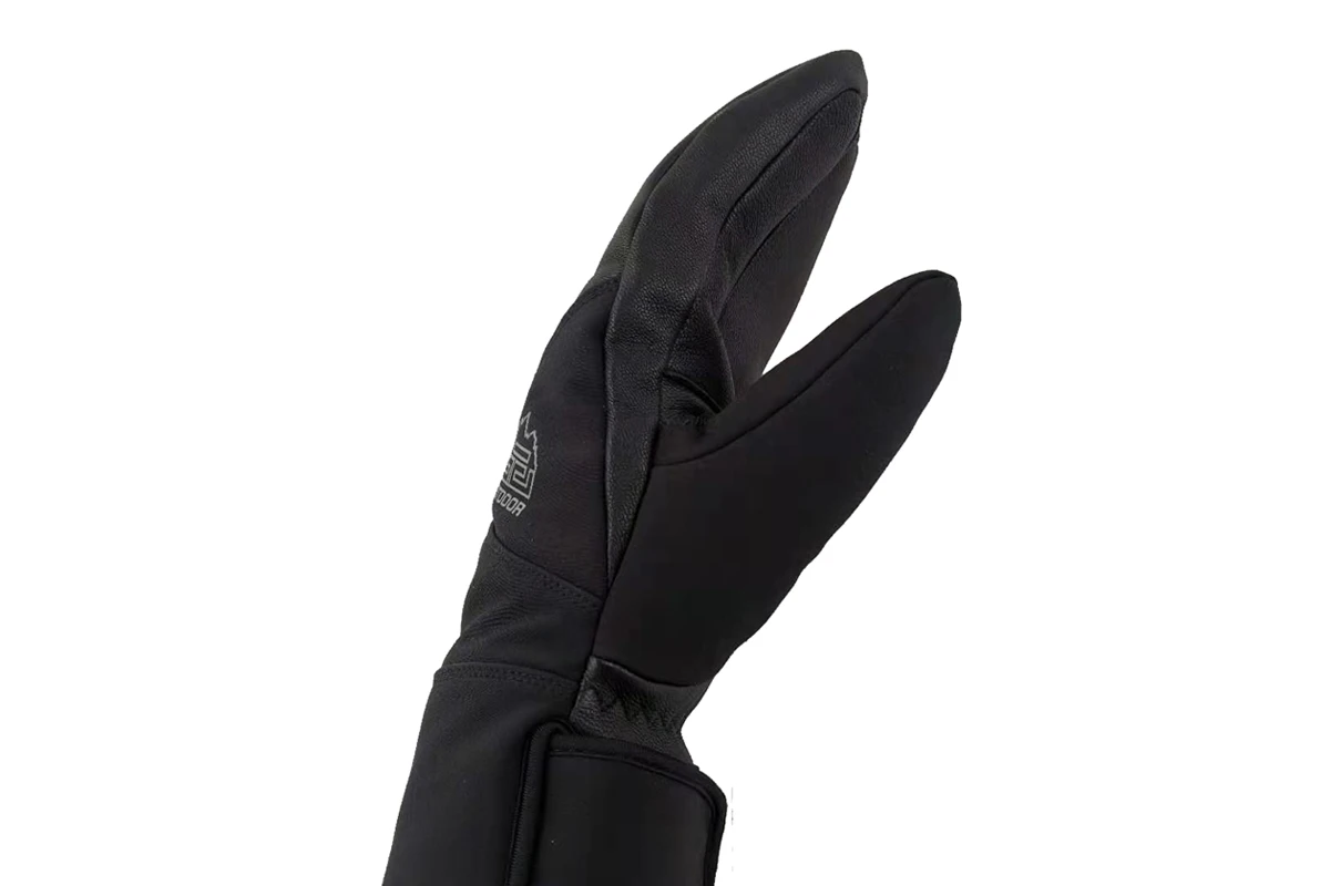 Winter Snowmobile Gloves Men Ski Gloves Perforated Leather Motorcycle Gloves Winter