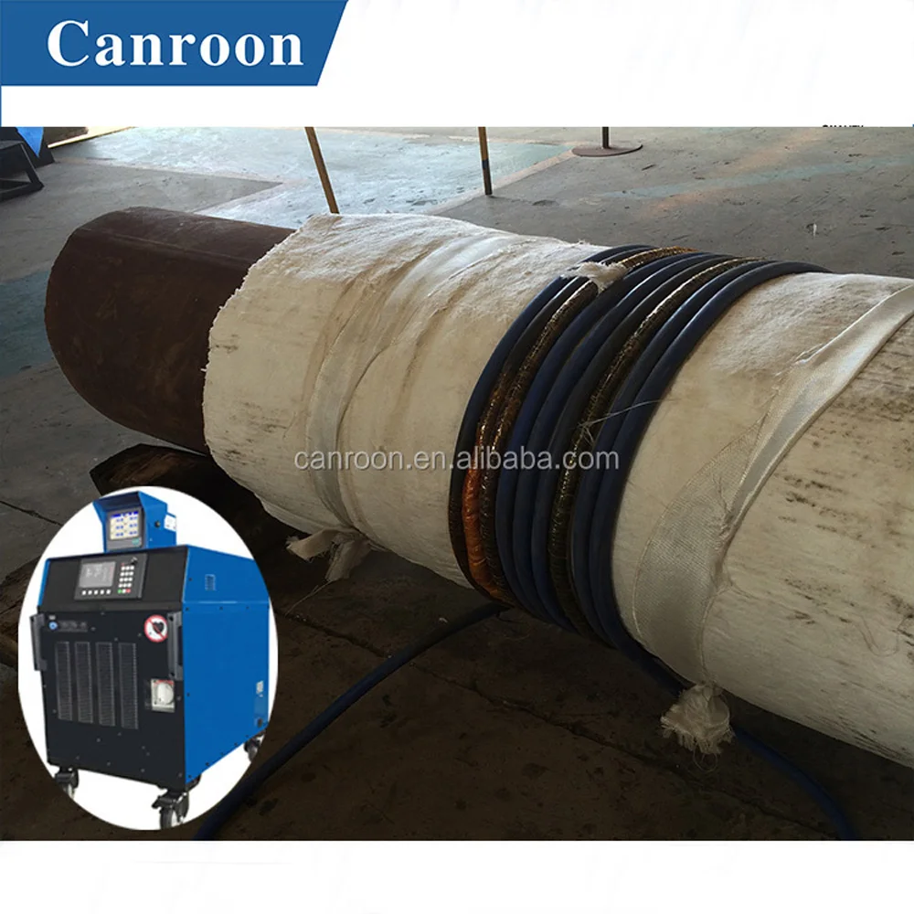 oil and gas pipeline joints coating machine induction heating generator with manual type clamp coil