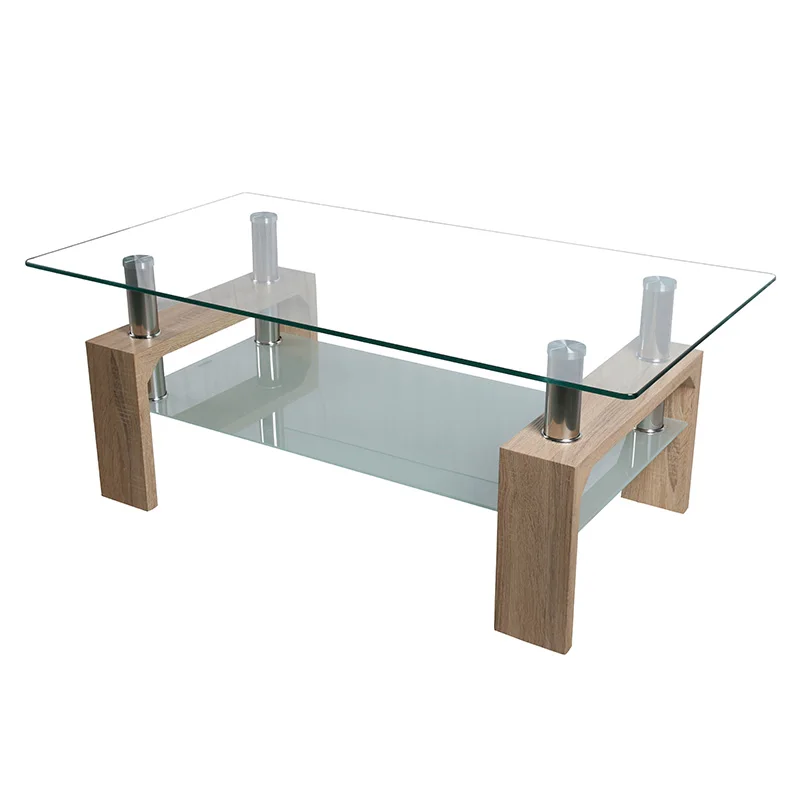 Мебель для гостиной из закаленного стекла, древесина MDF, современный домашний журнальный столик, обеденные столы