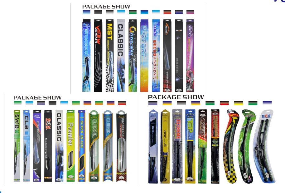 
CLWIPER Car Window Wiper Universal Hybrid Wiper Blade Auto 