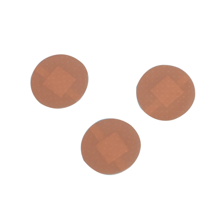 Round Spot Band Aids Wound Plaster Circle Adhesive Bandages Plastic Wound bandaid strips 22mm