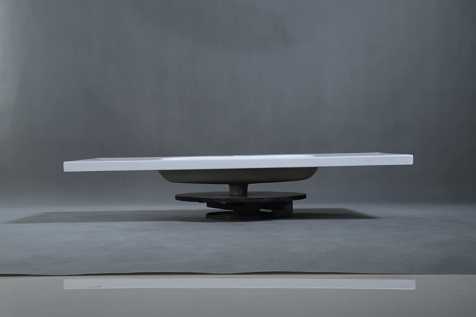 JM5414-121 1210*460*150 china manufacturer one piece ceramic vanity sink cabinet corner wash basin