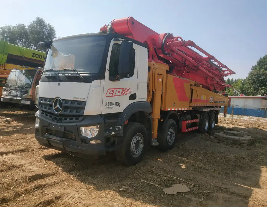 SYM5440THBF 62m concrete pumps Original China  used  concrete pump truck for sale