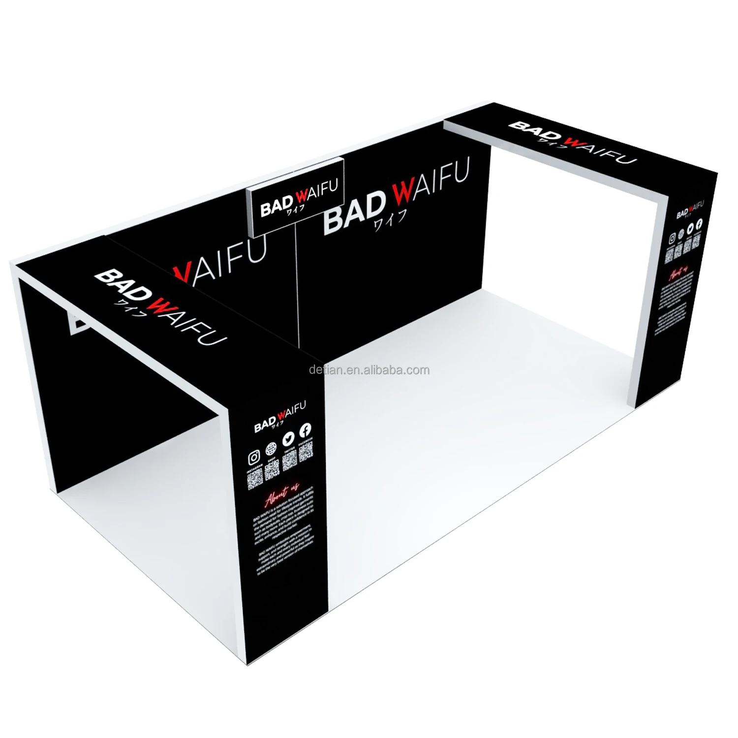 3x6m exhibition stand tradeshow booth display stand design