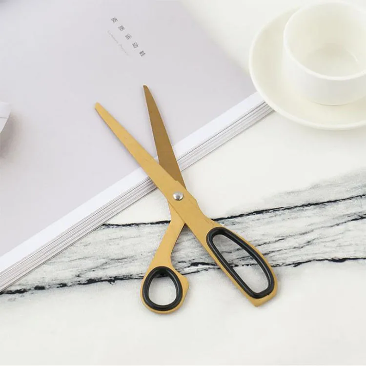 Gold Titanium Tailor Scissors Fabric Scissors Sewing Scissors For Cutting Fabric Leather Paper