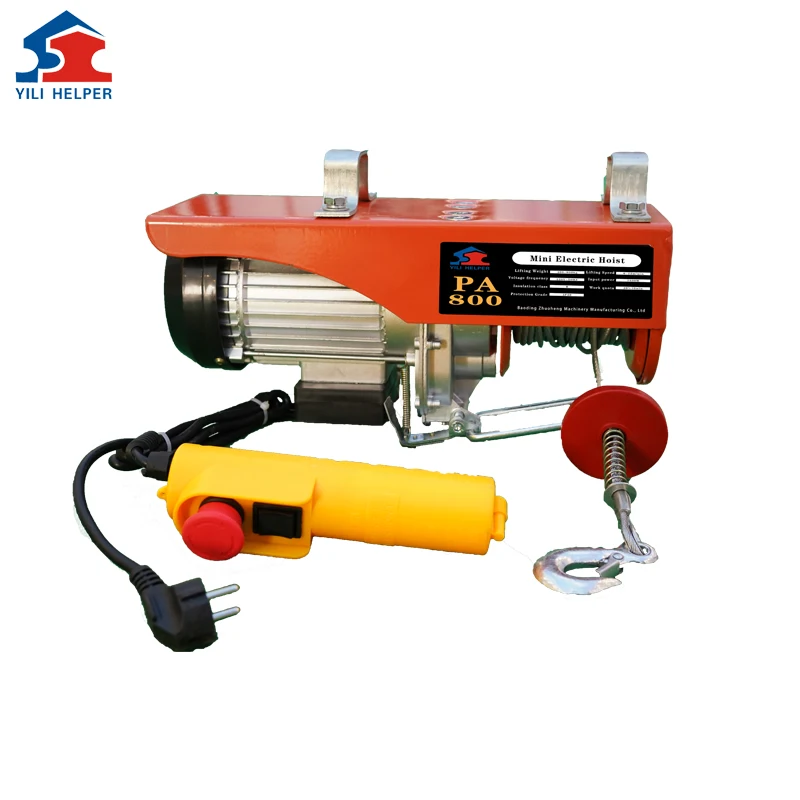 Small Lift Crane Pa1000 Mini Electric Hoist Winch Price