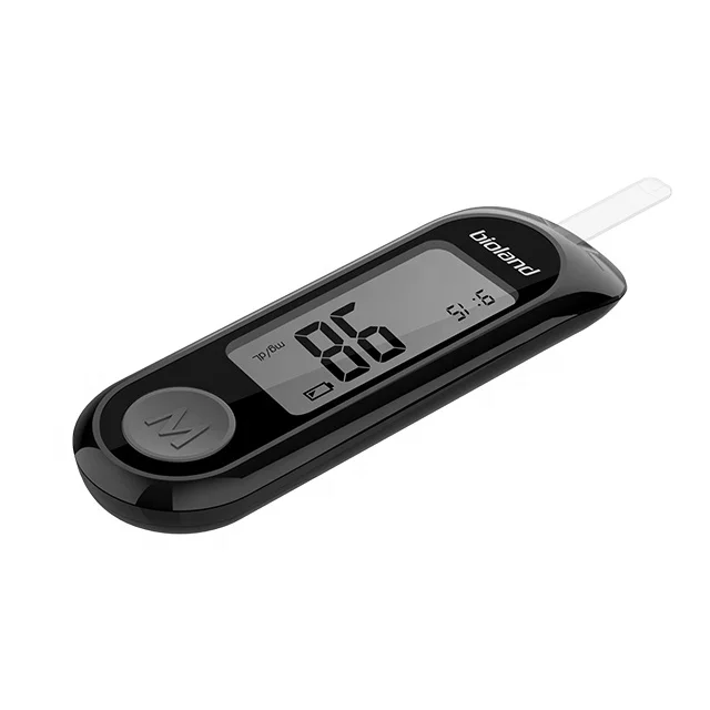 Mini Blood Glucose Meter Pen-type Blood Sugar Monitor with Button Cell