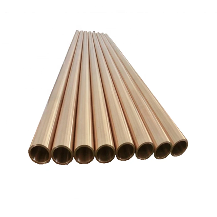 Top Copper Pipe Straight ASTM C10100 C10200 Seamless Copper Tube / Copper Pipe
