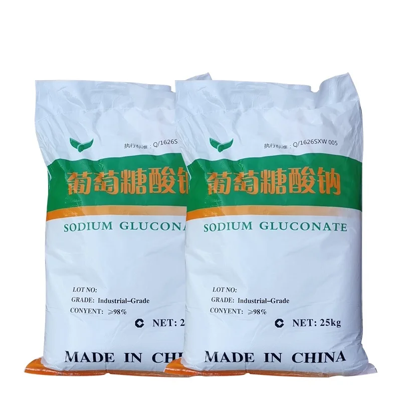 Crystalline Powder Gluconate Sodium Hot Sale High Quality Industrial Grade White Water Treatment Chemicals 208-407-7 527-07-1