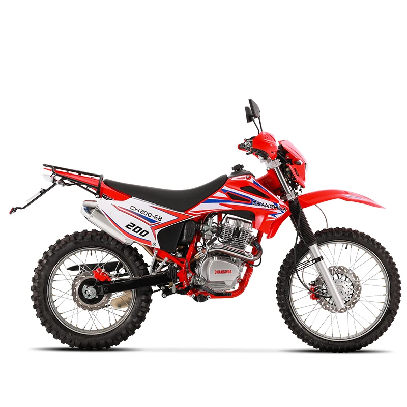 China factory off-road motorcycle gasoline four stroke air-cooling 200cc dirt bike street legal motocross sports motorcycles