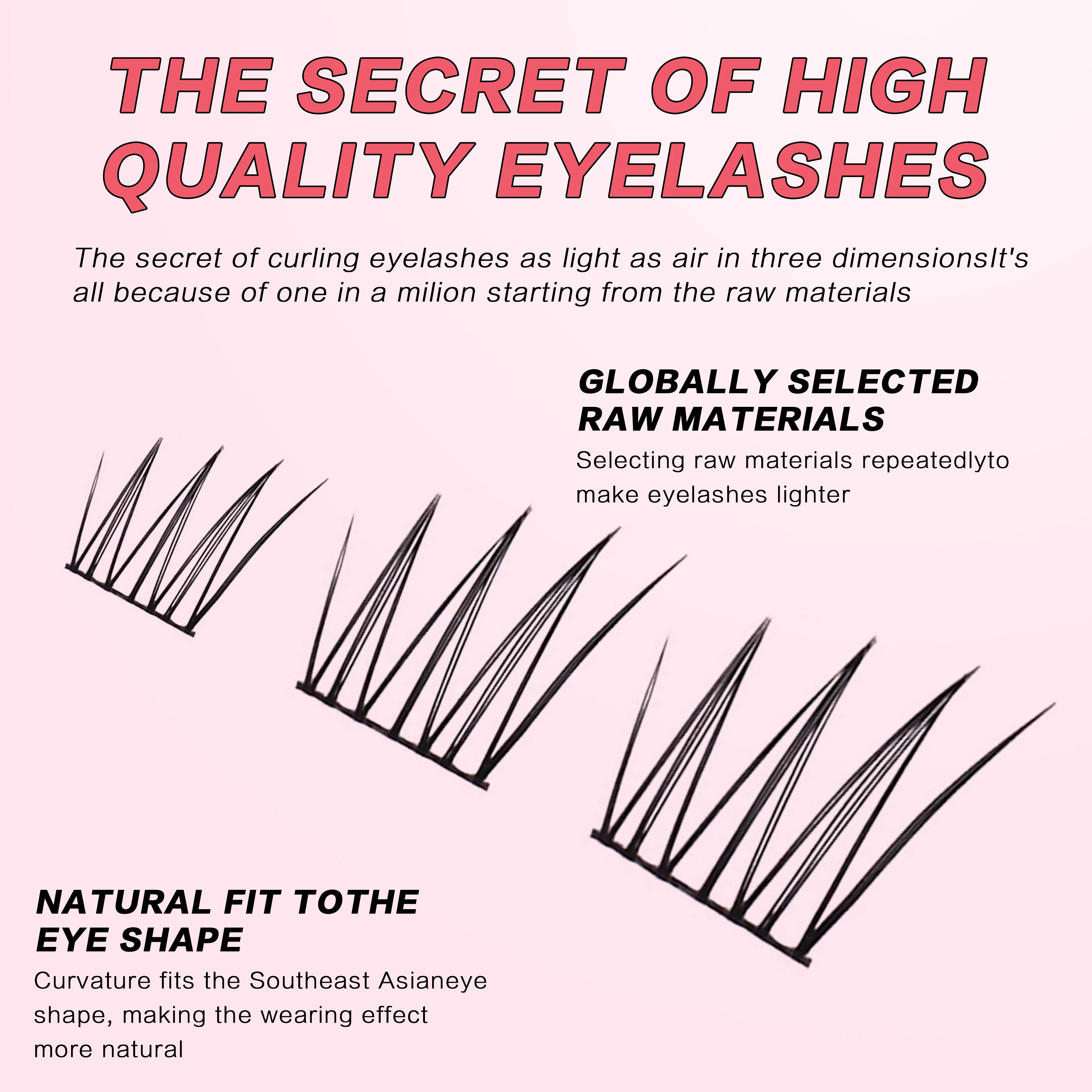 Cut Segmented Lashes New DIY Eyelash Extension Kit Cluster Lashes Custom Logo Wholesale Eyelash Clusters