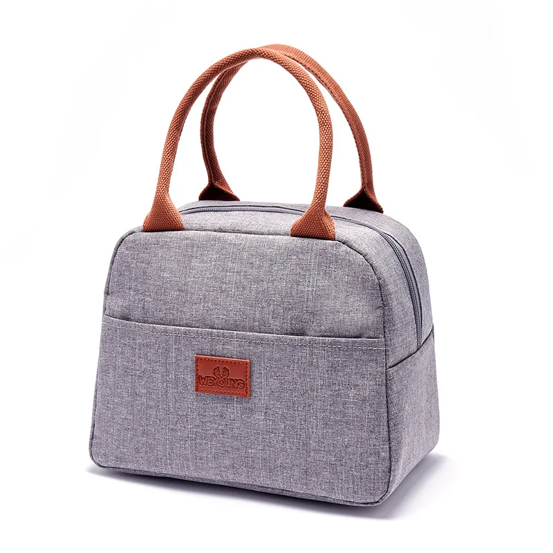 New Portable Thermal Food Container Cooler Bags for Men Women Kids Tote Handbag Picnic Insulated Box Lunch Bag