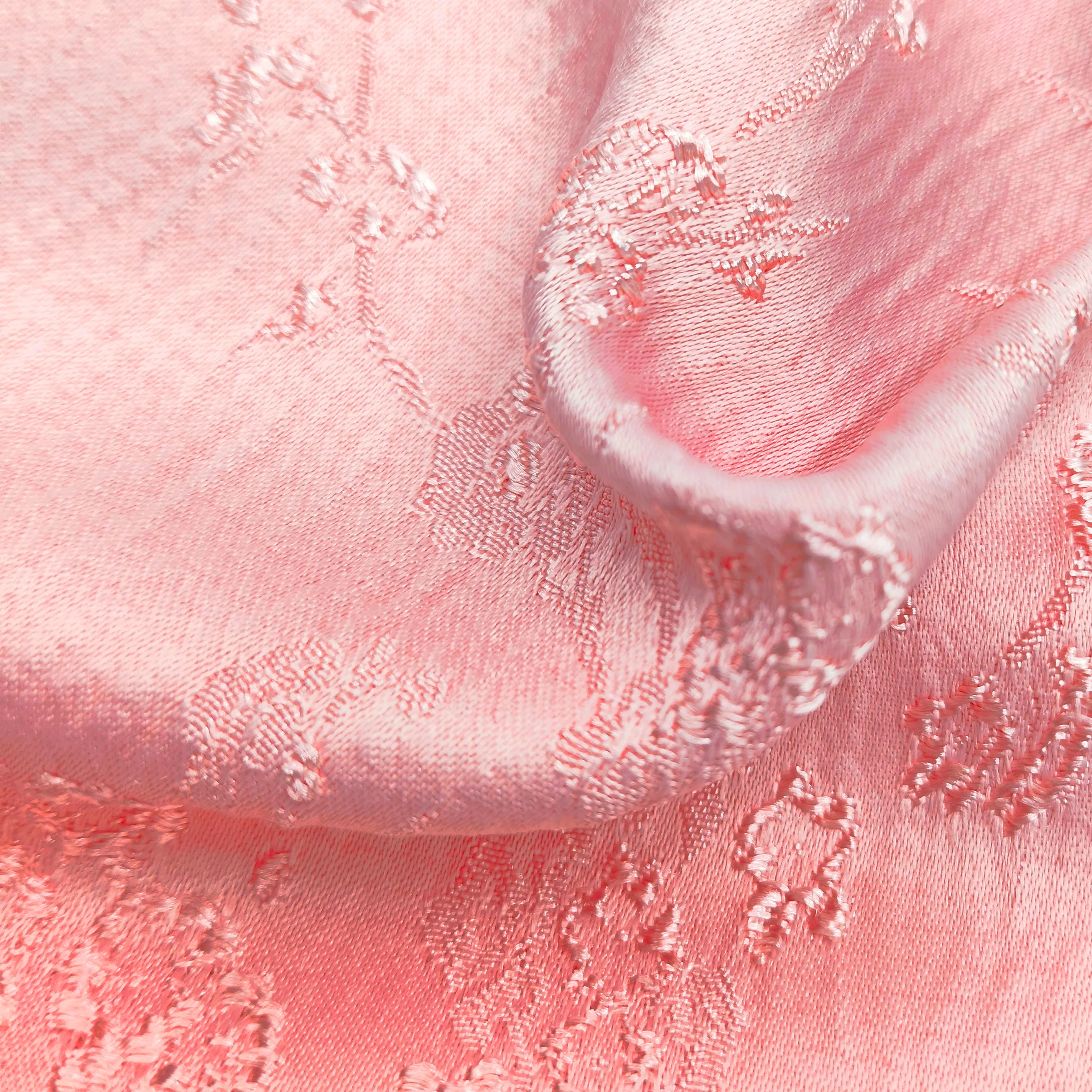 Fashion women Skirts Use 98% Terylene 2% Spandex wintersweet bamboo floral Jacquard Fabric Soft Breathable