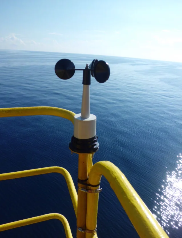 offshore load moment indicator spare parts construction site security monitoring with anemometer