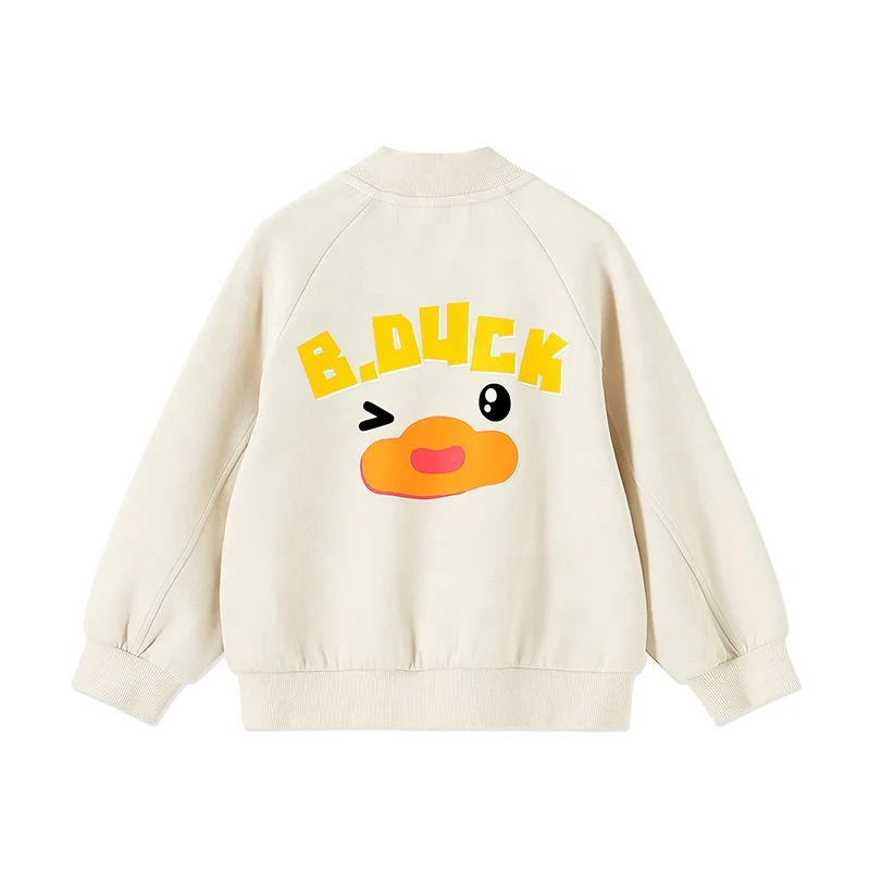 B.Duck Customized Child Coat Comfortable Warm Knitting Coat