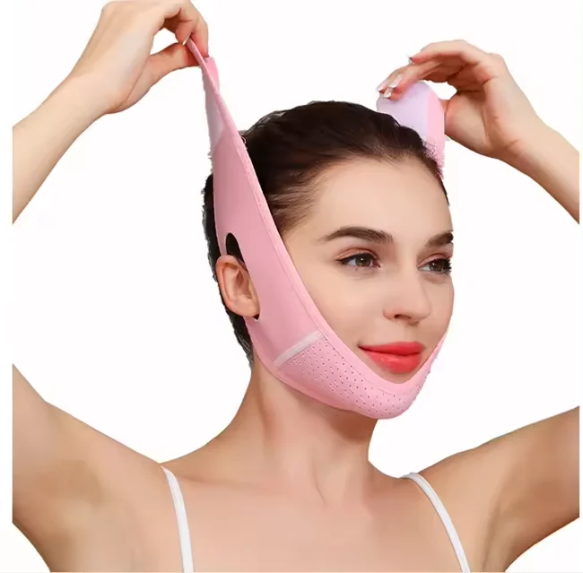 Elastic Face Bandage V Line Face Women Chin Cheek Lift Up Belt Facial Anti Wrinkle Strap Face Care Tools