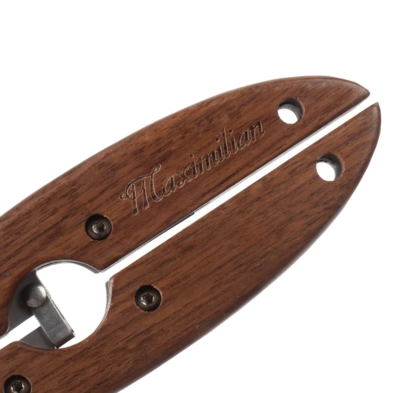  Factory Wholesale Classical Style Upscale Wooden Pet Nail Cutter Scissors Cat Dog