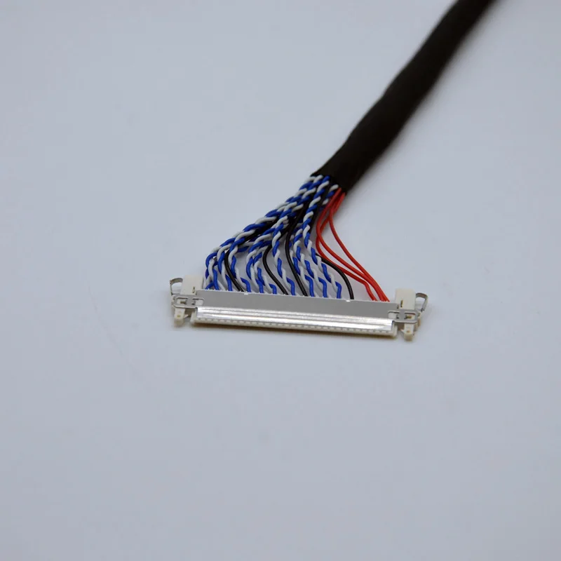 LVDS Cable Video Display Screen Wiring Harness 10064 32AWG 30pin Connector