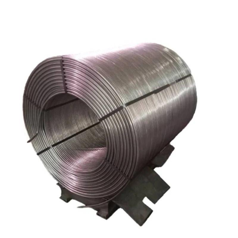 Solid calcium Cored Wire supplier from China/  CaSi cored wire for steelmaking