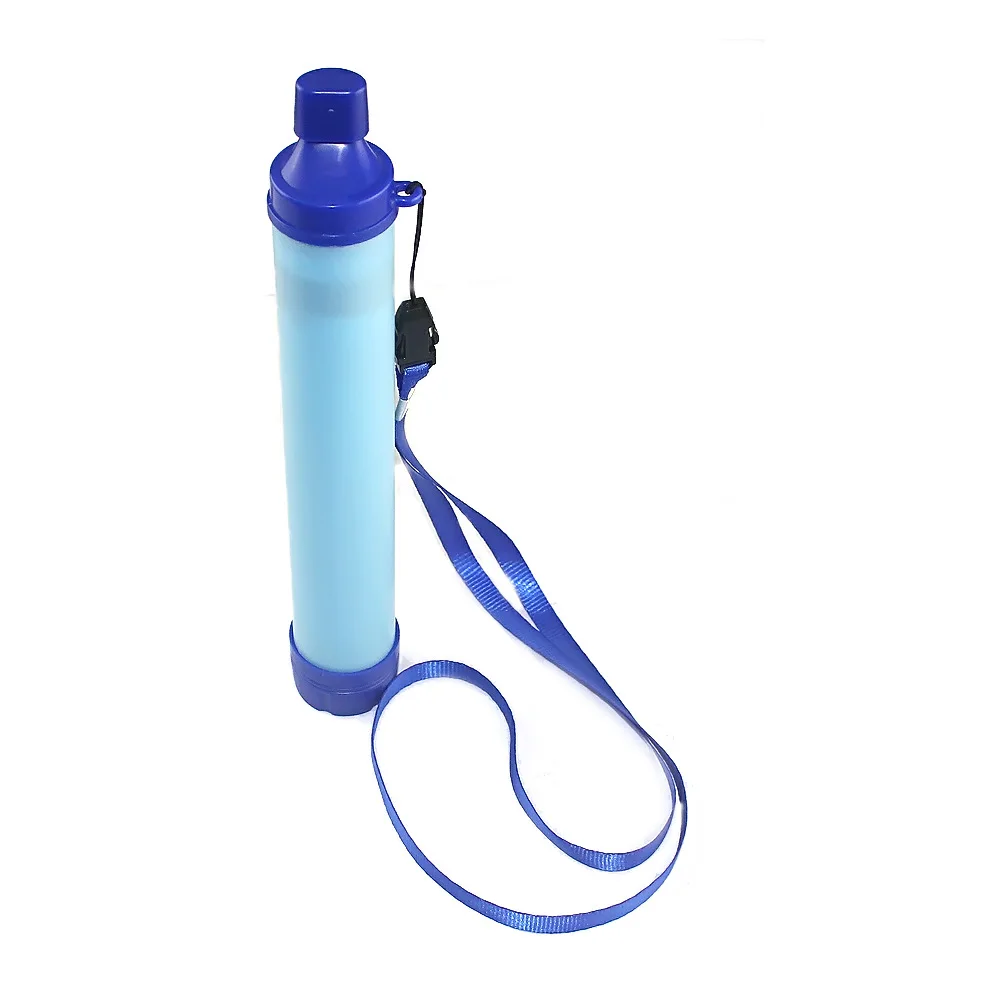 Outdoor Survival Personal Portable Life Water Filter Straw Water Filter for Hiking Camping Travel and Emergency Preparedness