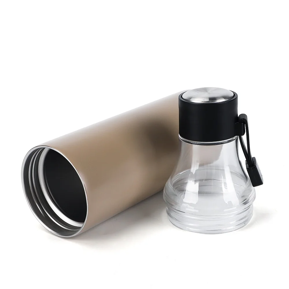Welford New Design Stainless Steel Double Wall 2 In 1 Insulated Vacuum Flask With Removable Lid Tumbler
