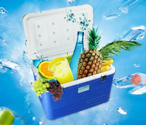 55L Color Choose Custom Large EPS Foam Thermal Insulation Cooler Box for Hot Food Storage Container