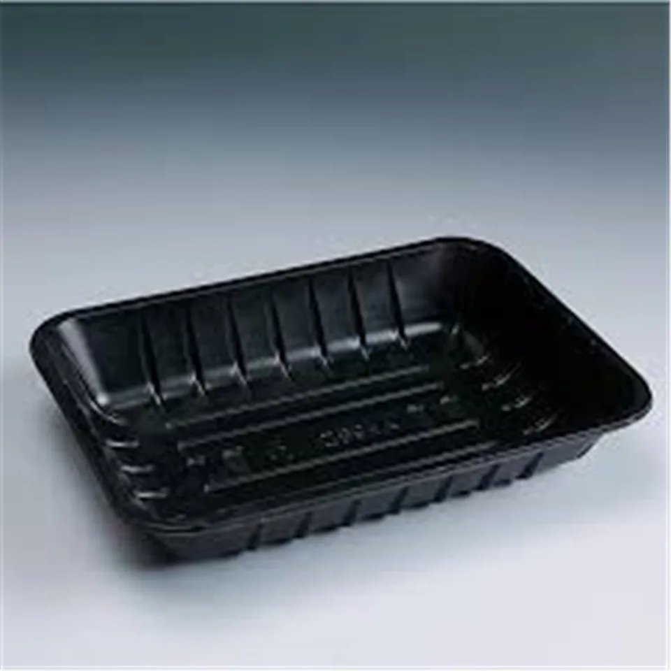 Blister Disposable Single Compartment Meal prep containers Microwave Safe BPA Free Plastic Food containers