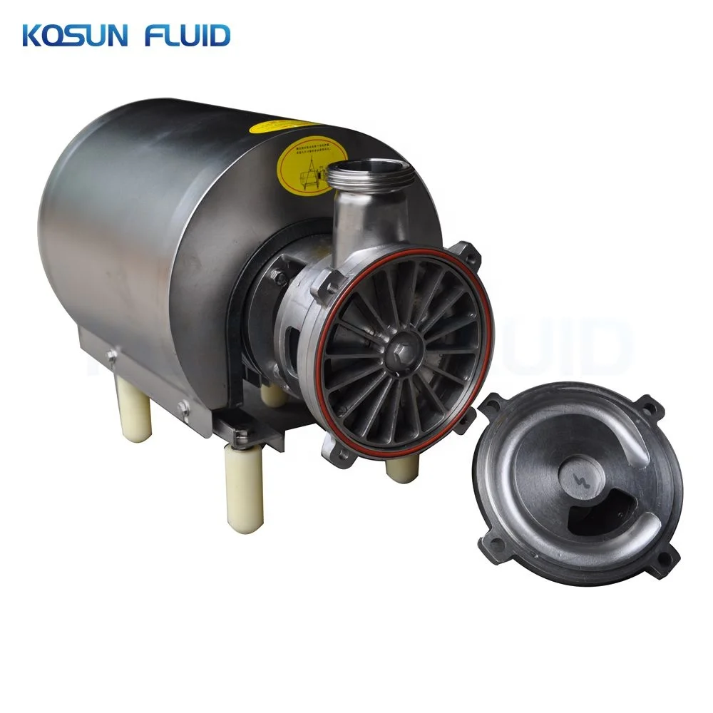 stainless steel sanitary open impeller centrifugal pumps