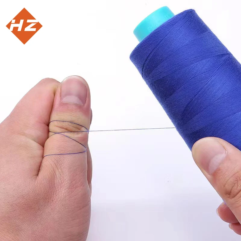 Factory Sale Dyed Spun 100% Polyester Sewing Thread  For Machine Sewing Supplies