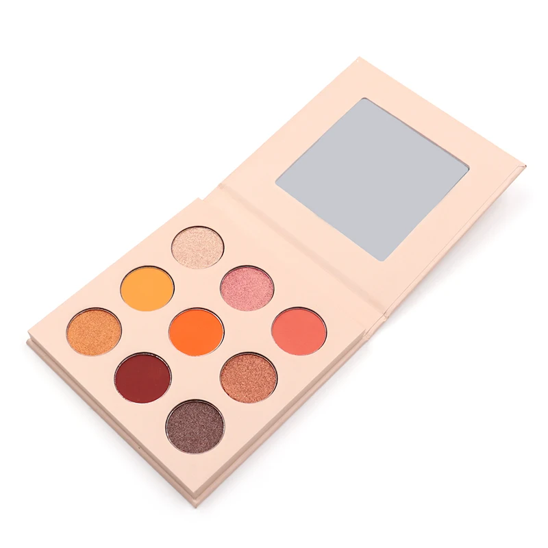 
2021 Hot sale Cosmetic Eyeshadow palette 9 color waterproof OEM/ODM with private label 