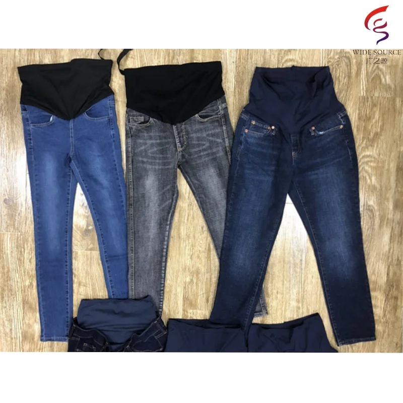 GZY Surplus wholesale maternity clothes clothing jeans for pregnant women in stock